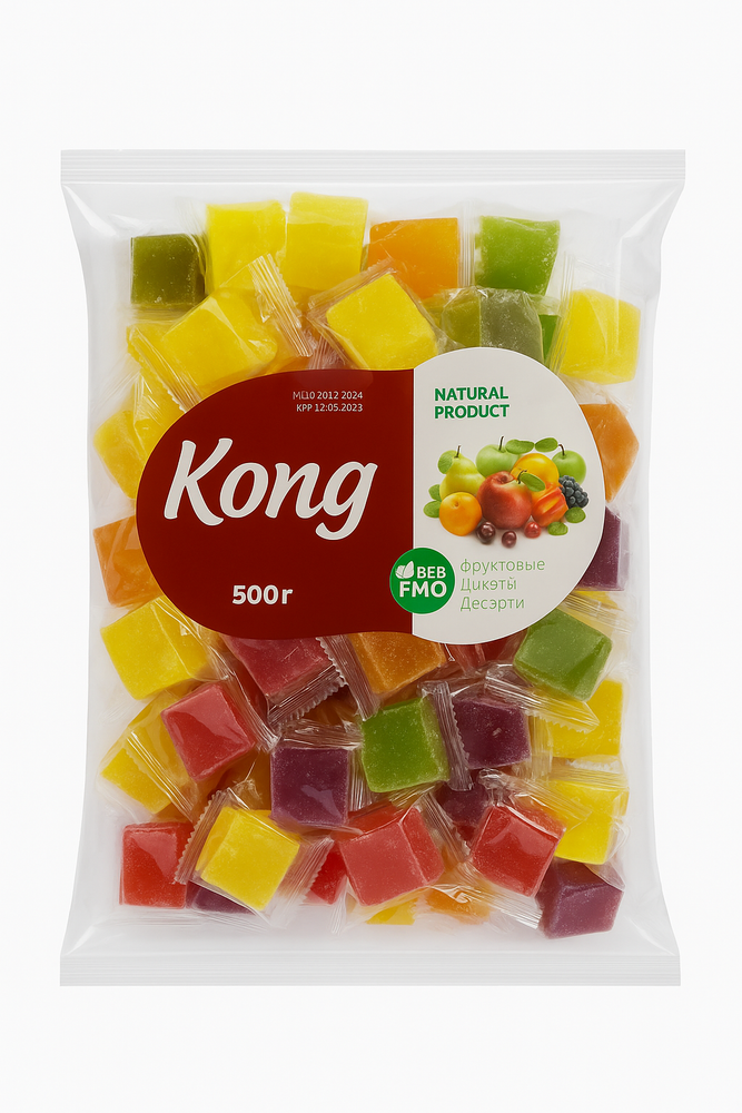 Фруктовые кубики (Вьетнам) 500 гр. Фруктовые кубики (Вьетнам) 500 гр.