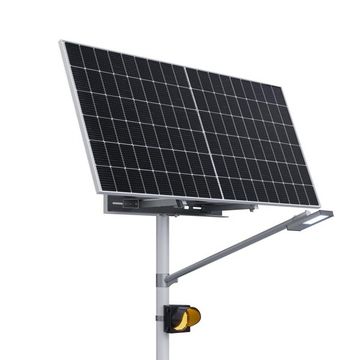 Автономная светофорная сигнализация с освещением на опоре (солнечная панель 585 Вт), фото №975725759