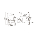 Кухонный смеситель Omoikiri Nagano-PL-P