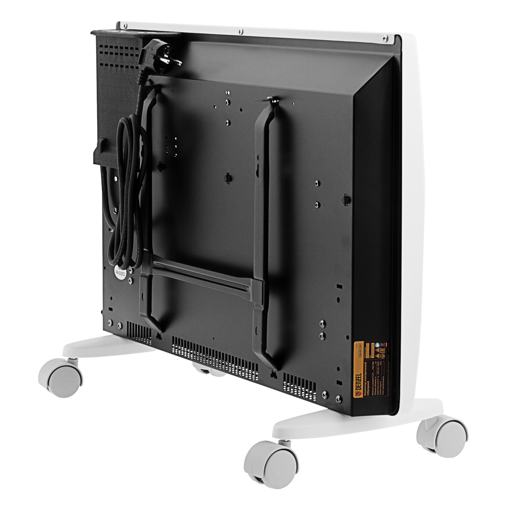 Конвектор гибридный электрический HybridX-1500, ИК нагреватель, цифровой термостат Denzel