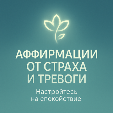 Аффирмации от страха и тревоги