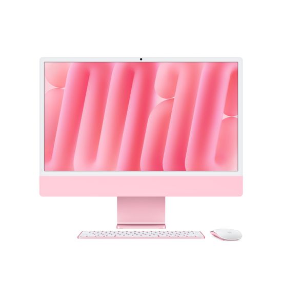 Apple iMac 24" Retina 4,5K, M4 2024 (10C CPU, 10C GPU), 16 Гб, SSD 256 Гб, розовый