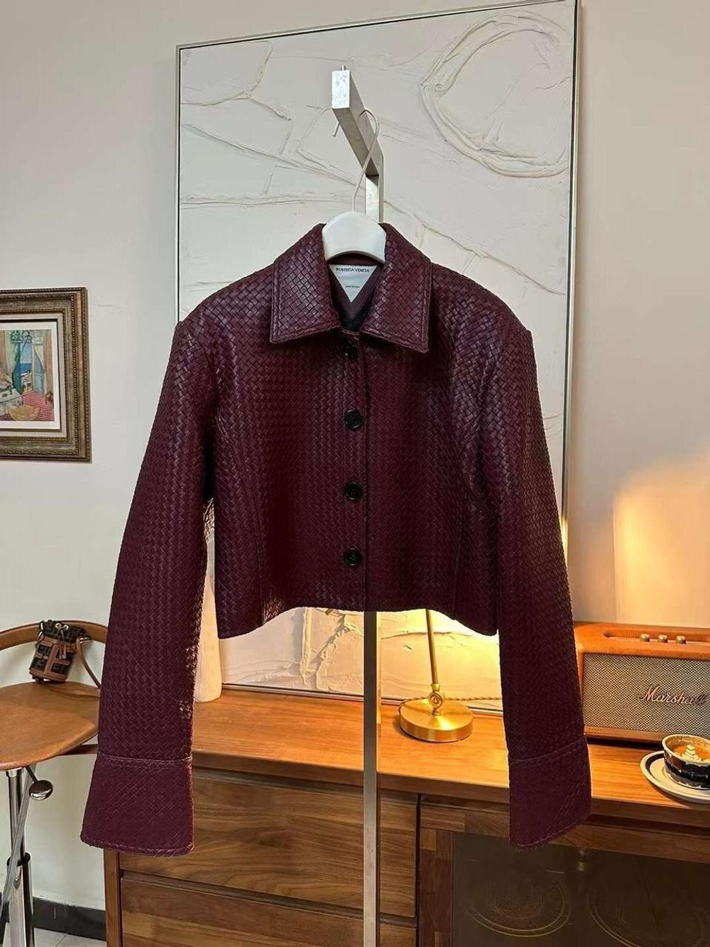Кожаная куртка Bottega Veneta