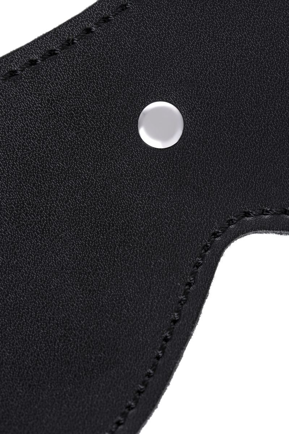 Черная кожаная маска Anonymo с мягким подкладом (Цвет: черный)