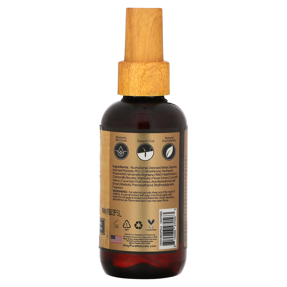 Okay Pure Naturals, Жидкость для бритья, для мужчин, 118 мл (4 унции)