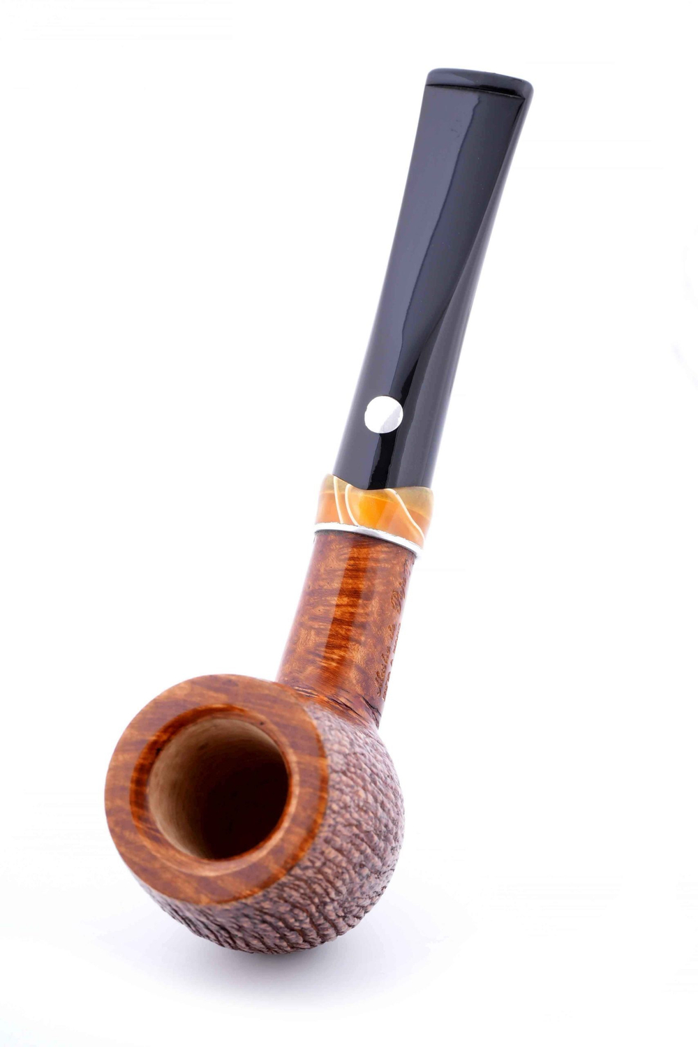 Трубка Mastro De Paja Pettinata Classica с цветным кольцом, M451-11