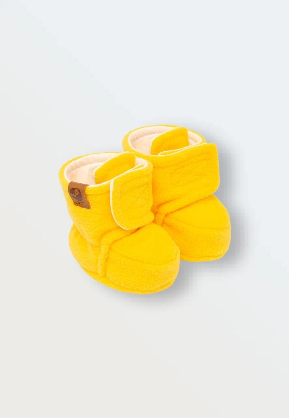 Пинетки из флиса "Cute" (желтый)