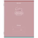 Тетрадь 24 л. BRAUBERG клетка, обложка картон, "ОДНОТОННЫЙ", 106486, 5шт