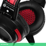 Наушники Oklick HS-G300 Armageddon черный/красный