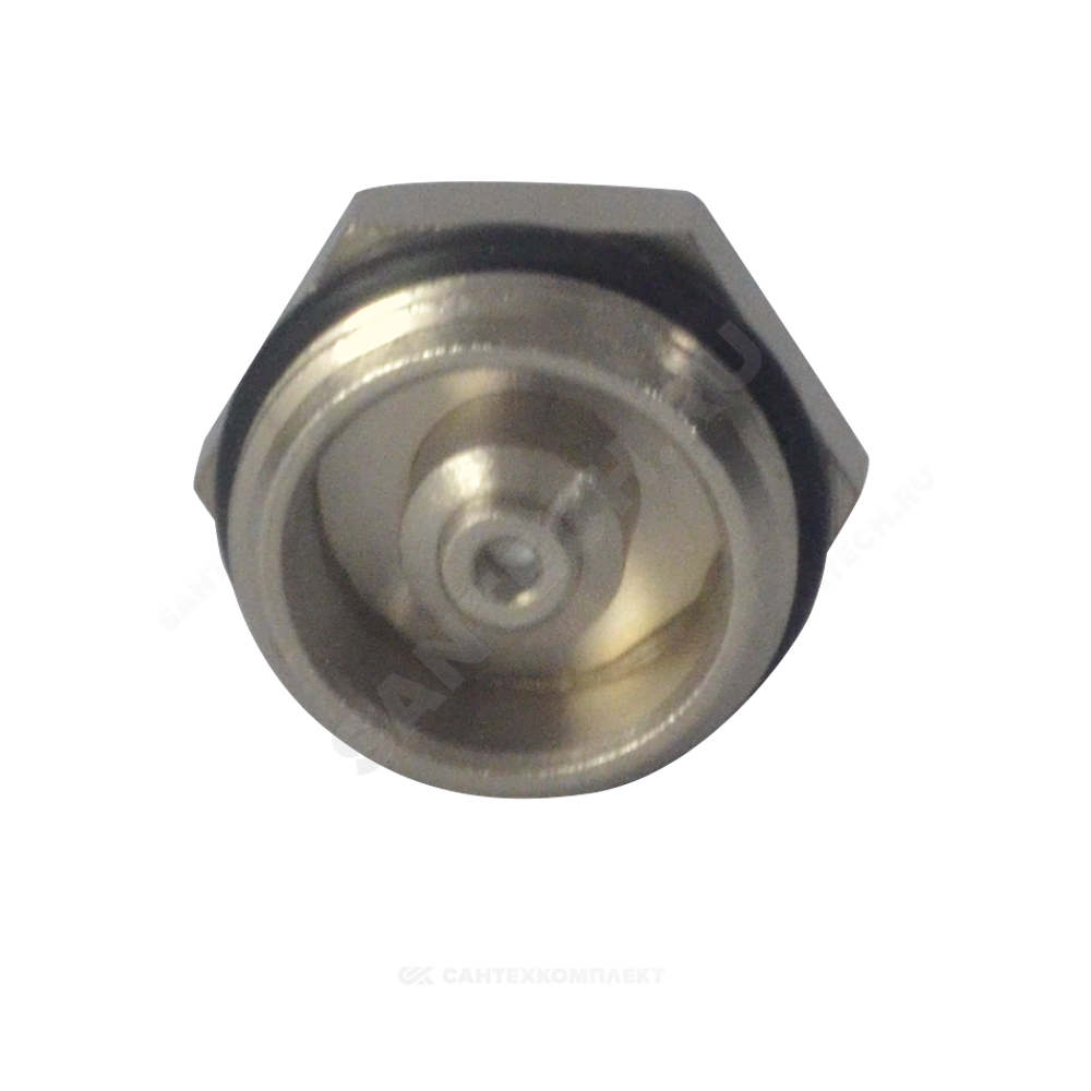Кран Маевского ручной латунь Ду 20 Ру10 G3/4" НР с колпачком Ogint