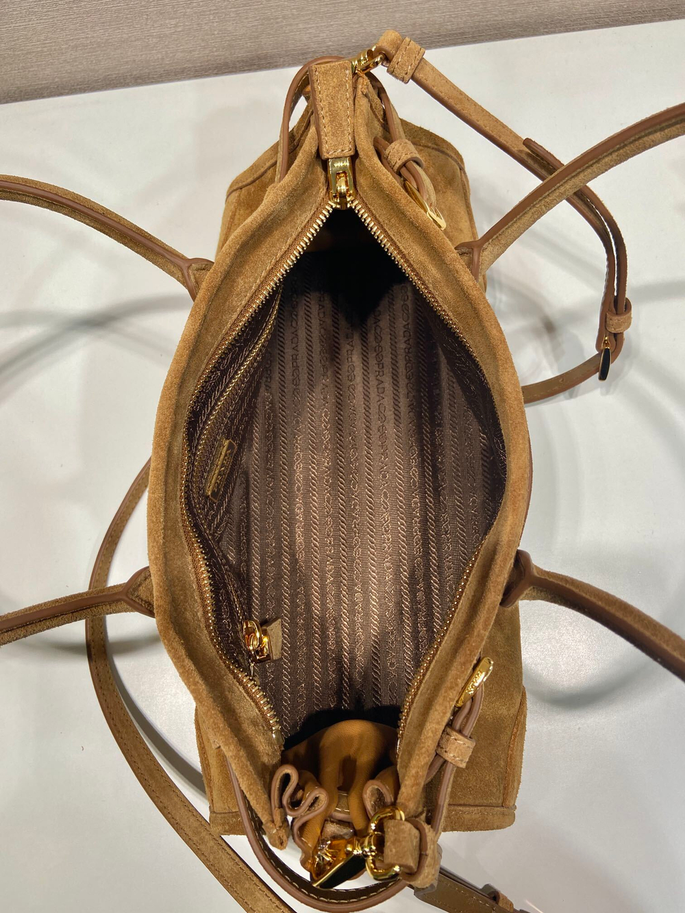 Prada Medium Leather Handbag 32 cm