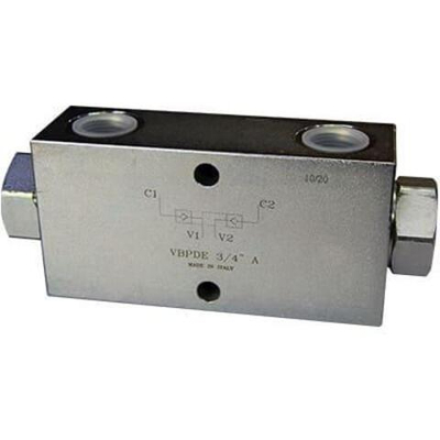 Двусторонний гидрозамок VBPDE 3/4 A (V0191), 100 л/мин, G3/4''