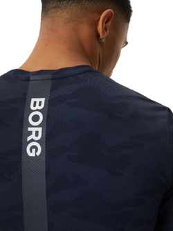 Мужская теннисная футболка Björn Borg Performance T-Shirt - night sky