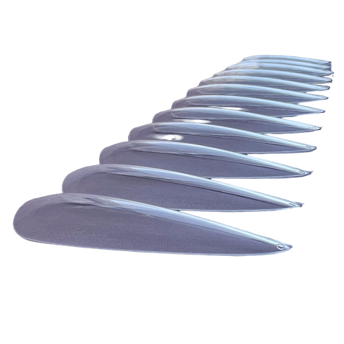 Типсы гелевые 02 миндаль 240 шт Pink House