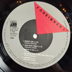 Винтажная виниловая пластинка LP Foreigner 4 (Japan 1981) (Obi) Woman In Black