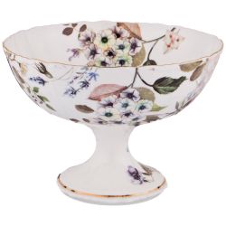 ВАЗА НА НОЖКЕ LEFARD "BELLE" 15*11 СМ (КОР=12ШТ.)