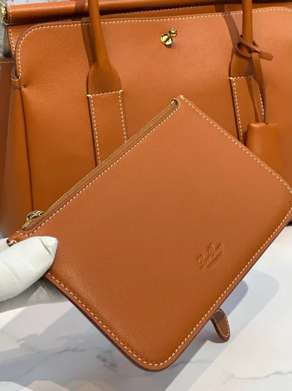 Сумка Loro Piana Loom L25 из гладкой кожи