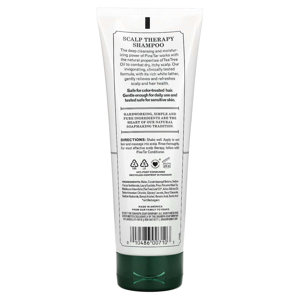 The Grandpa Soap Co., шампунь с сосновым дегтом, для ухода за кожей головы, 237 мл (8 жидк. унций)