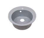 ЧЕРАЯ J03 (КРУГЛАЯ, ТЕМНО-СЕРЫЙ 035, 50-59) С СИФОНОМ