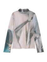 Футболка Дл. Рукав Mesh Hi-neck Long Sleeve (Table)