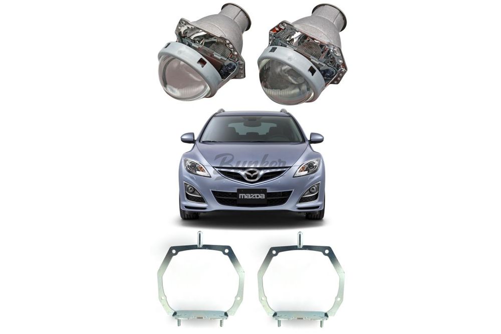 Готовый комплект для замены штатных линз Mazda 6 GH рестайлинг 2009-2013, AFS, Тип №1