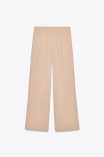 Брюки wide leg из крепа