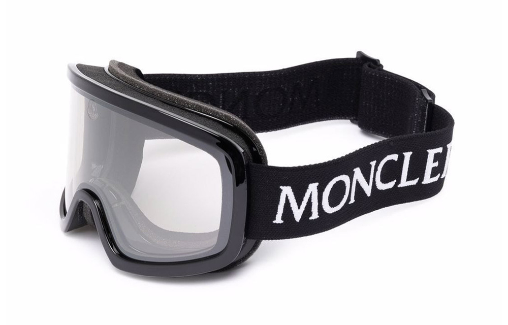 Moncler Eyewear Anti fog Snap Buckle Women"s Ski Goggles