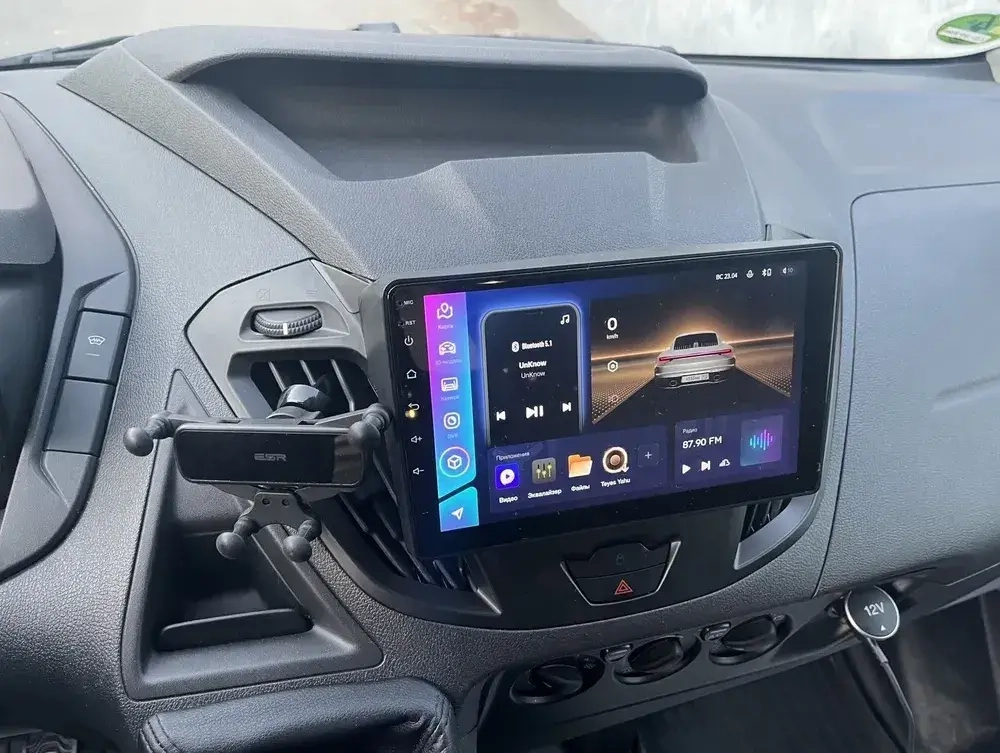 Магнитола для Ford Transit Custom, Tourneo Custom 2012-2020 - FarCar 3253M монитор 9" QLED на Android 13, 8 ядер (TS18), CarPlay, 4G SIM-слот