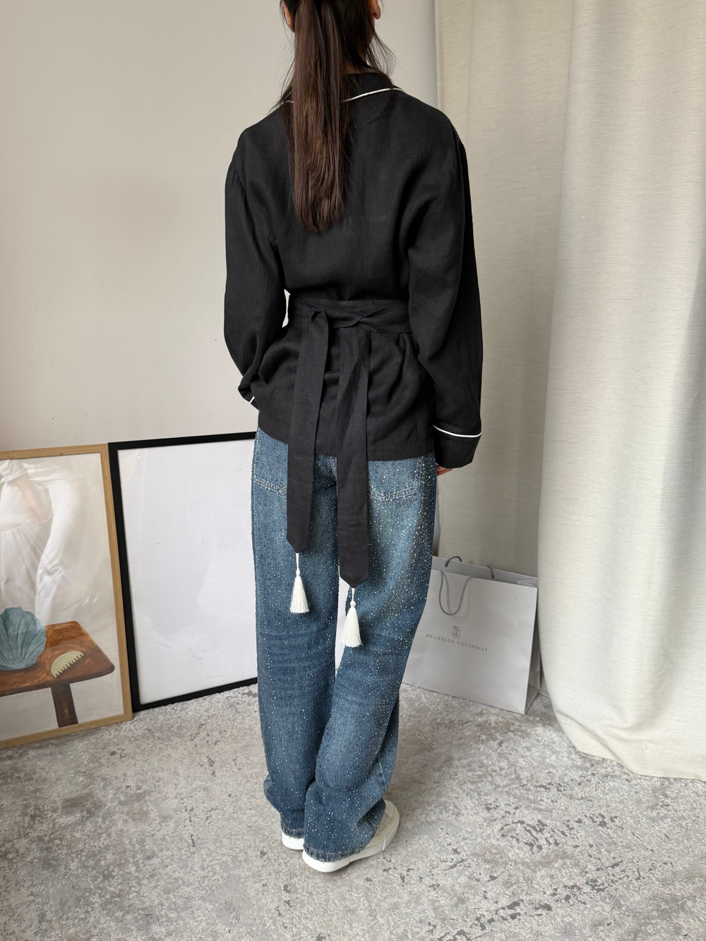 Льняной жакет Nahalate, S