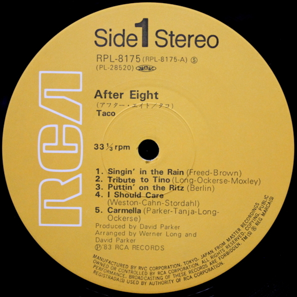 Taco / After Eight (LP)