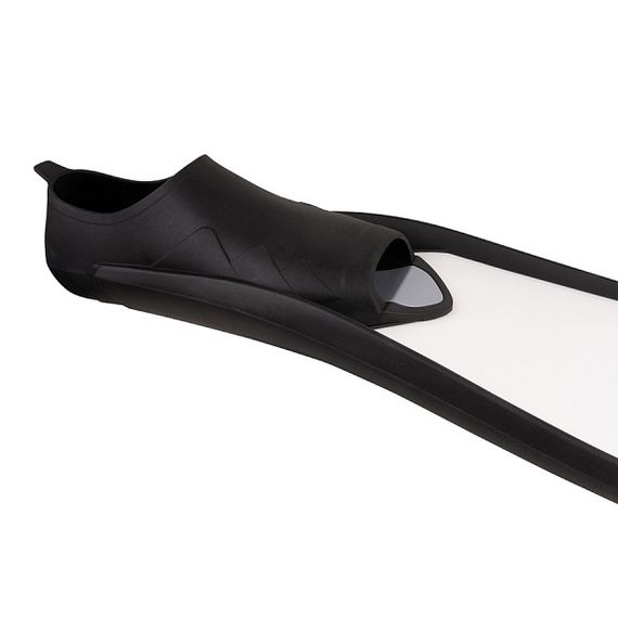 Ласты Scorpena F1 - Apnea белые с черными калошами