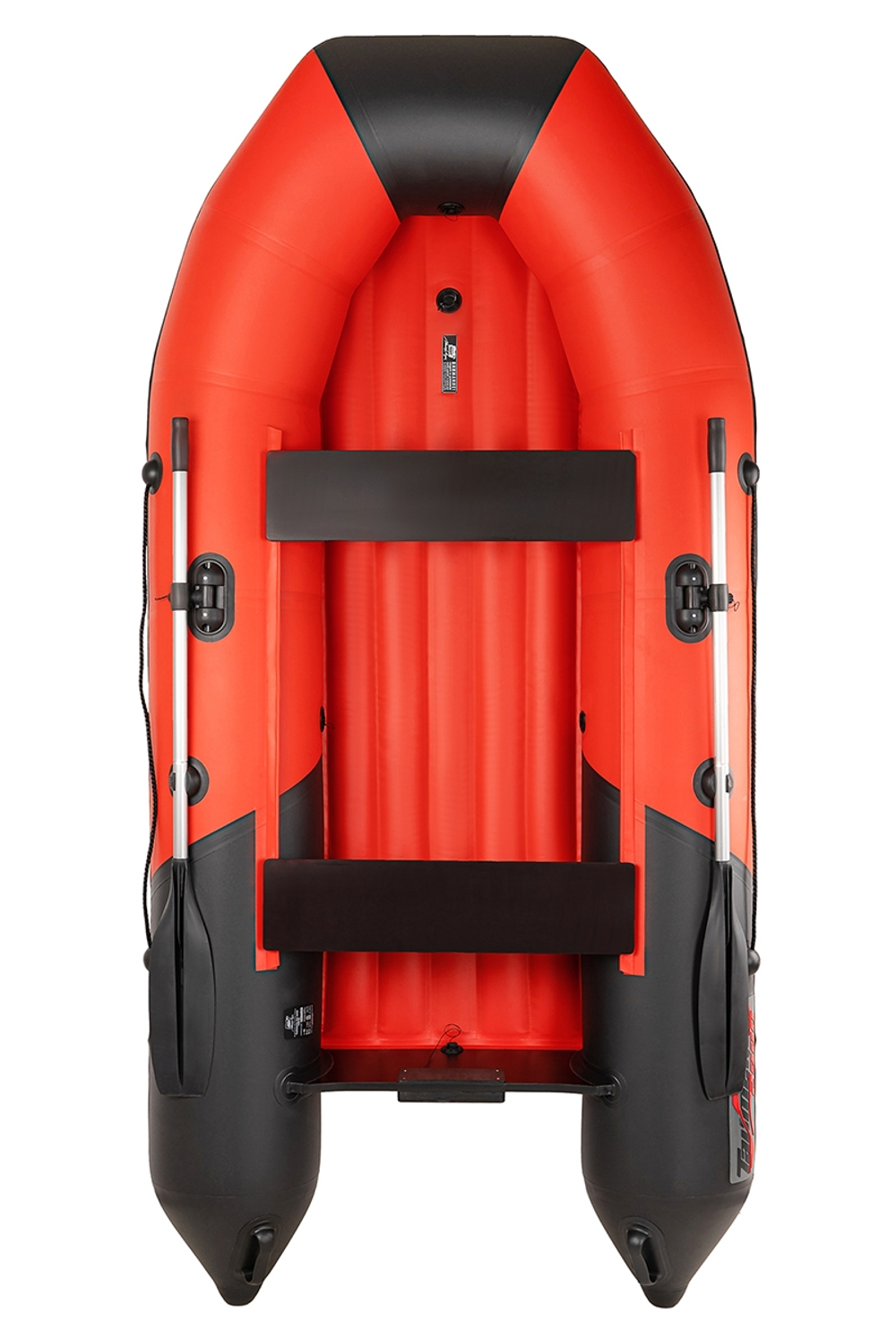 Таймень NX 2900 НДНД красный-черный (Лодка пвх под мотор)