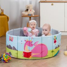 Игрушка Детский сухой бассейн TM Romana Мир приключений Принцессы складной