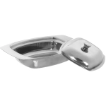 Масленка из нержавеющей стали 19*12см