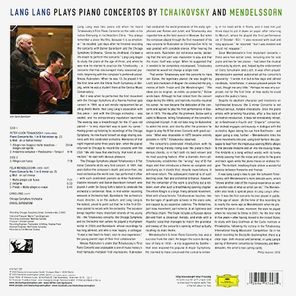 Lang Lang, Chicago Symphony Orchestra, Daniel Barenboim / Tchaikovsky, Mendelssohn: First Piano Concertos (LP)