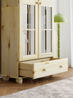 Шкаф витрина Бритта двухдверный лак