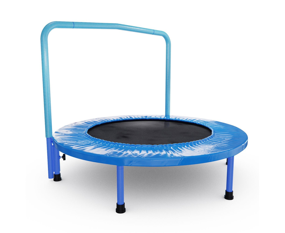 Батут с поручнем DFC JUMPFIT 36'' синий
