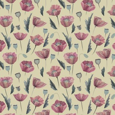 Маки на желтом