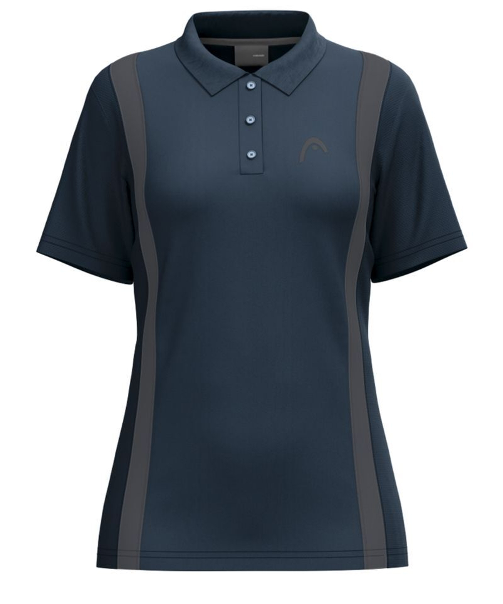 Женское поло Head Club 25 Tech - небесный