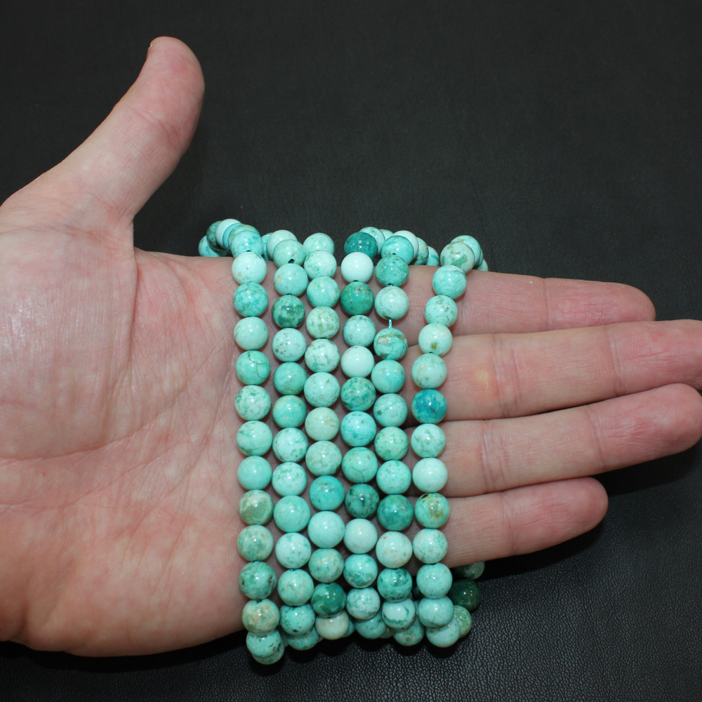 Бирюза Перуанская А бусины 7,5мм