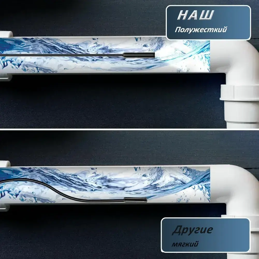 эндоскоп автомобильный, диаметр 7,9 mm,камера 1920 HD, С 8 регулируемыми светодиодными лампами, 2 метра полужёсткого кабеля, подходит для iOS и Android ,эндоскоп для смартфона с подсветкой