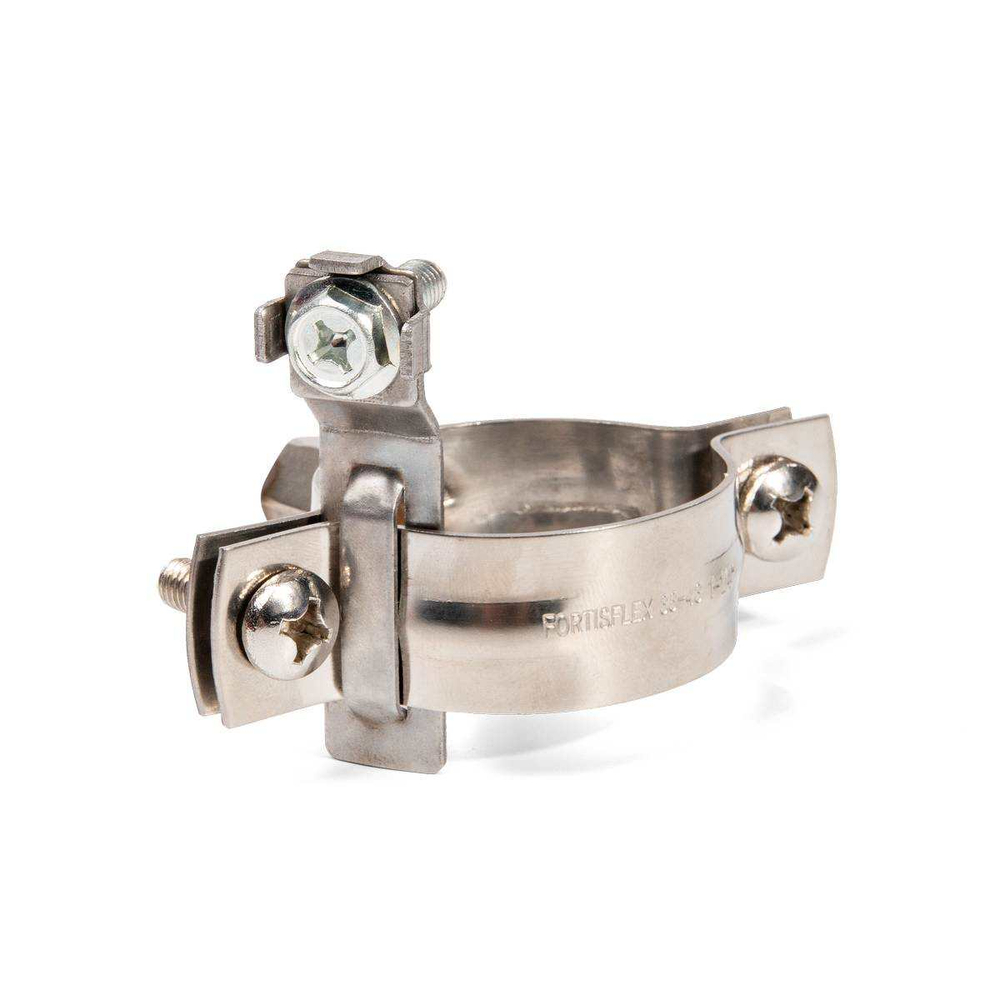 Хомут заземления трубный ТХЗ (INOX) 2" Fortisflex (10 шт.)
