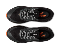 Кроссовки для бега женские Brooks Ghost 17 W Черно-оранжевые