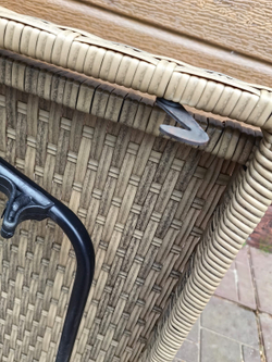 Шезлонг складной из искусственного ротанга Ливерпуль цвет Greige