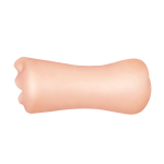 Телесный двустороний мастурбатор 19см ротик-вагина Pretty Love Crazy Bull Gemini BM-009215U