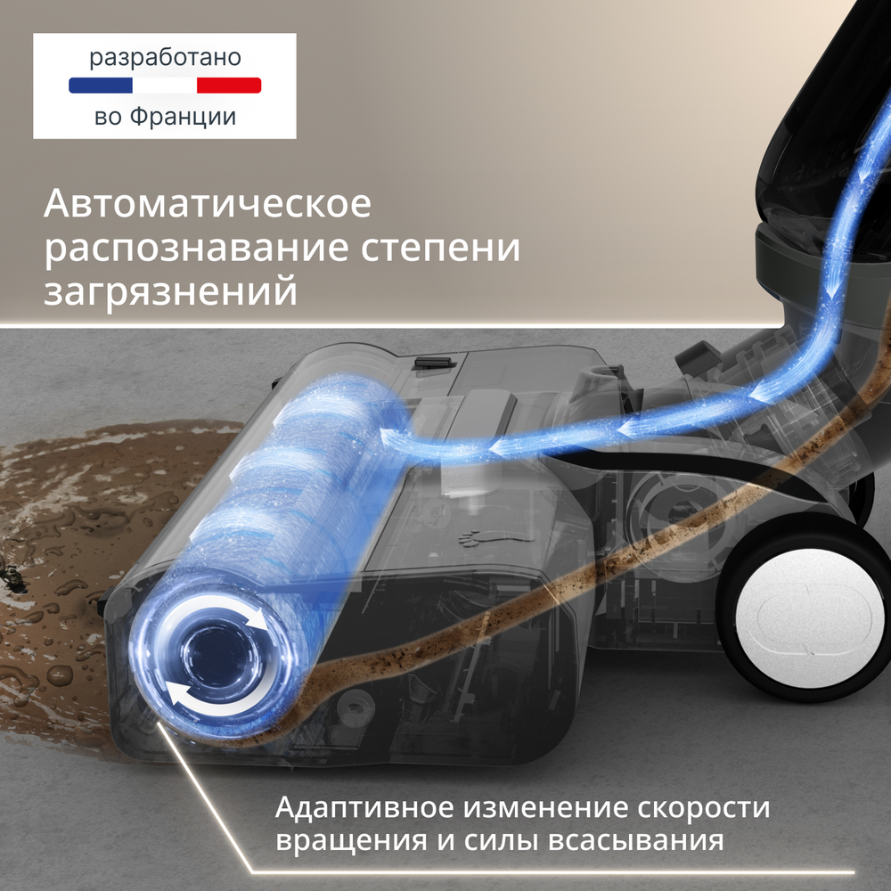 Беспроводной моющий пылесос Tefal X-Clean 4 GF5035F0