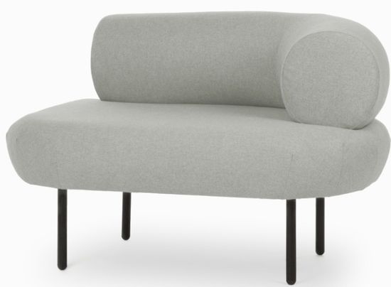 Кресло Adelaide L серая ткань 