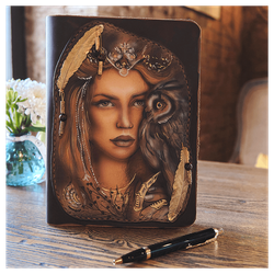 Кожаный ежедневник «Шаманка»