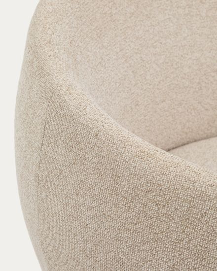 Стул Bosca из бежевой синели