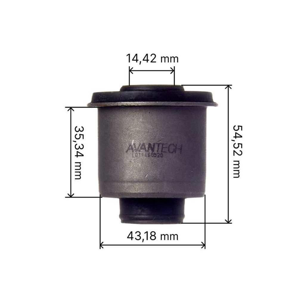 Сайлентблок переднего верхнего рычага Avantech ASB0272